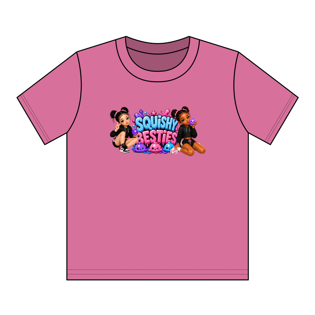 Cute "Squishy Besties" Graphic Tee for Kids