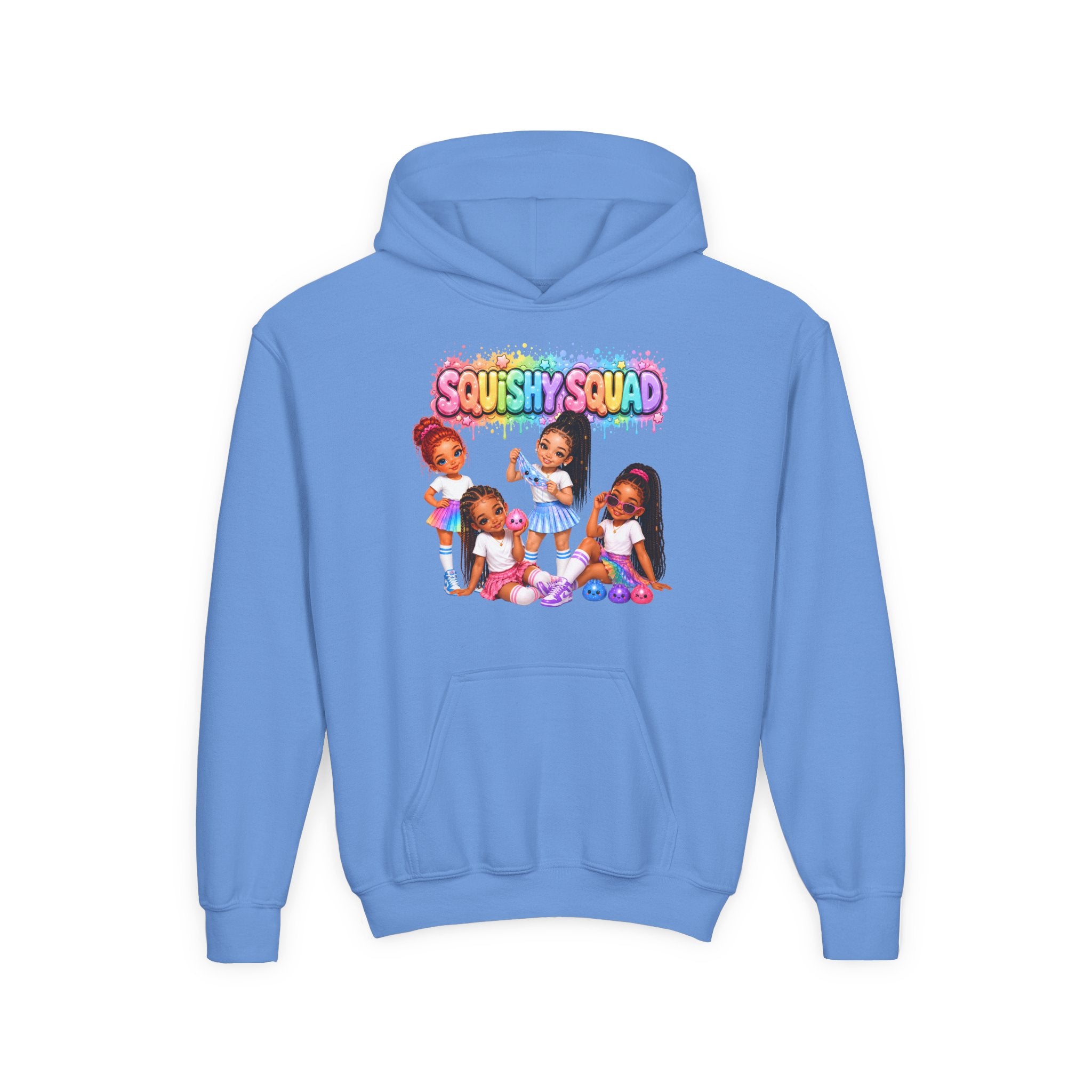 Girls' "SQUiSHY SQUAD" - Kids Pullover Hoodie